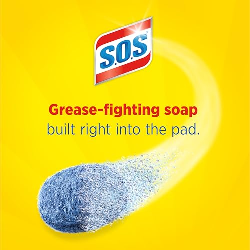 S.O.S 98014 Steel Wool Soap Pad (10 Count)