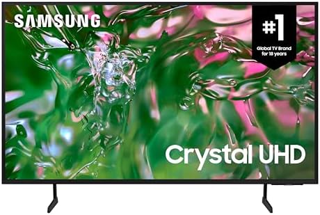 Samsung 55-Inch Crystal UHD DU6900 Series Smart TV with 4K Tizen OS Object Tracking Sound Lite Q-Symphony 4K Upscaling Gaming Hub - [UN55DU6900FXZC][Canada Version] (2024) (Renewed)