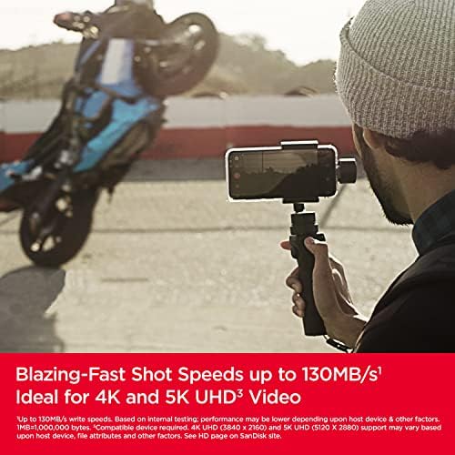 SanDisk 256GB Extreme MicroSDXC UHS-I Memory Card With Adapter - Up To 190MB/s C10 U3 V30 4K 5K A2 Micro SD Card - SDSQXAV-256G-GN6MA