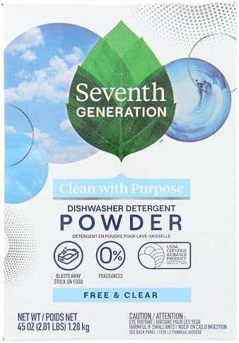 Seventh Generation Dishwashing Detergent Powder 45 oz 1 Count