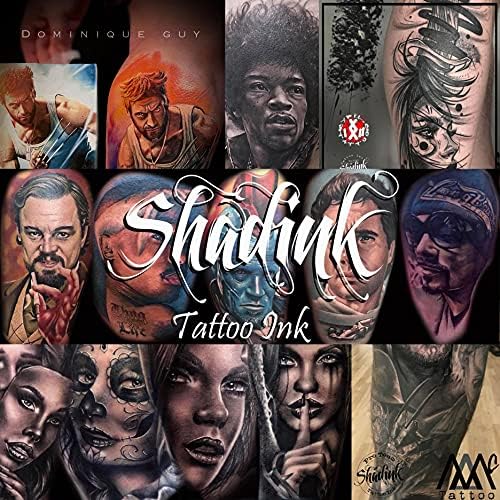 Shadink Tattoo Ink Professional Tattooing Inks For Color Portrait Black & Gray Style (Magenta)
