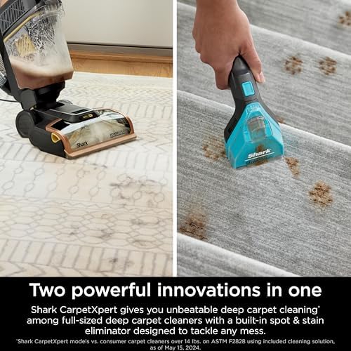 Shark CarpetXpert HairPro Pet With StainStriker Upright Carpet Cleaner Machine For Pets Deep Carpet Rug And Upholstery Cleaner Pet Stain & Odour Remover Pet Hair Pickup Carpet Shampooer EX301C
