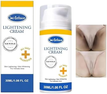 Skin Lightening Cream Skin Bleaching Cream for Body Intimate Area Private Parts Underarm Knees Elbows Inner Thigh Bikini Areas Skin Whitening Dark Spot Remover For Body Intimate Part