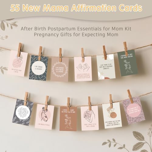 Soyminer New Mom Gifts For Women 1st Mother's Day Gift 15 Pieces Postpartum Care Package After Baby Pregnancy Gifts For Mother To Be First-Time Expecting Moms