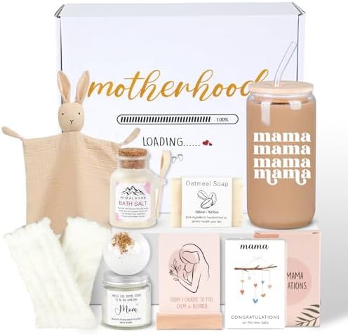 Soyminer New Mom Gifts For Women 1st Mother's Day Gift 15 Pieces Postpartum Care Package After Baby Pregnancy Gifts For Mother To Be First-Time Expecting Moms