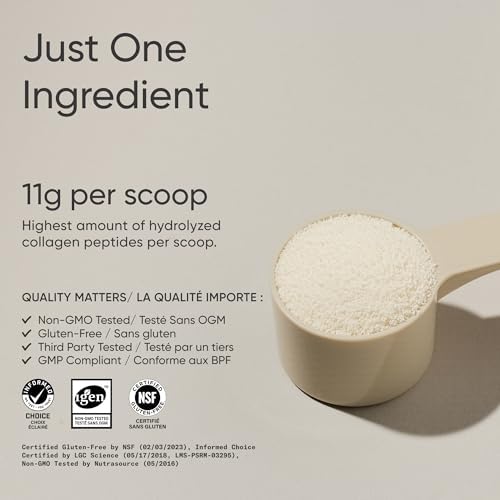 Sports Research Collagen Peptides - Hydrolyzed Type 1 & 3 Collagen Powder Protein Supplement For Essential Amino Acids - Easy Mixing Vital Nutrients & Proteins Collagen For Women & Men