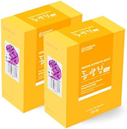 SPRING HANDLE DONGBANG NEEDLES (2 x 100 NEEDLE BOXES PER PACK) (0.25mm X 30mm (Gauge X Length))