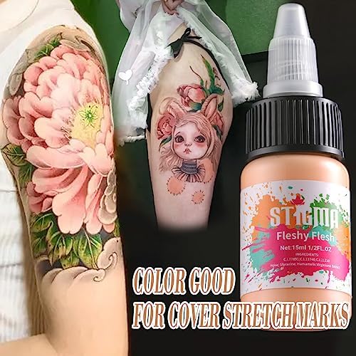 STIGMA 14Pcs Tattoo Ink Color Set 14 Colors Ink Set 1/2 OZ(15ml) Per Bottle Tattoo Pigments Colors For Tattoo Supply TI4303-15-14