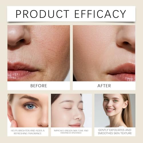 Strawberry Skin Resurfacing Cream With Exfoliating Bath Brush Ultra Strength Exfoliating Treatment Cream With Triple-Acid Complex For Rough & Bumpy Skins Improves Skins Tone Texture (118g)