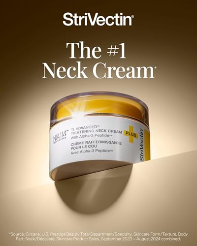 StriVectin Tighten And Lift Advanced Neck Cream PLUS 1.0 Oz For Tightening And Firming Neck And Décolleté Lines Visibly Reducing Sagging And Crepey Skin For Smooth Healthy Looking Skin