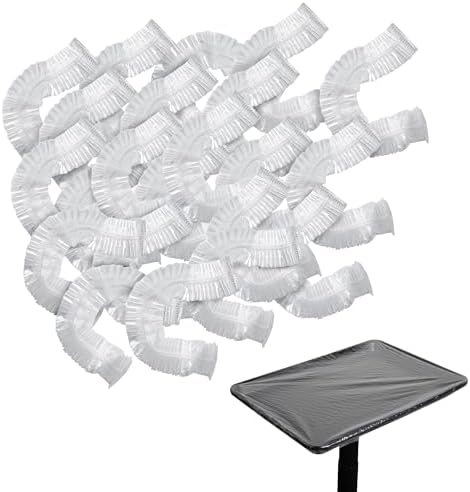 TASALON 50 PCS Disposable Salon Tray Cover & Tattoo Tray Cover Clear - Transparent Protective Film for Tattoo Equipment Accessories​ (Suitable for 18 * 13 Inch Trays)