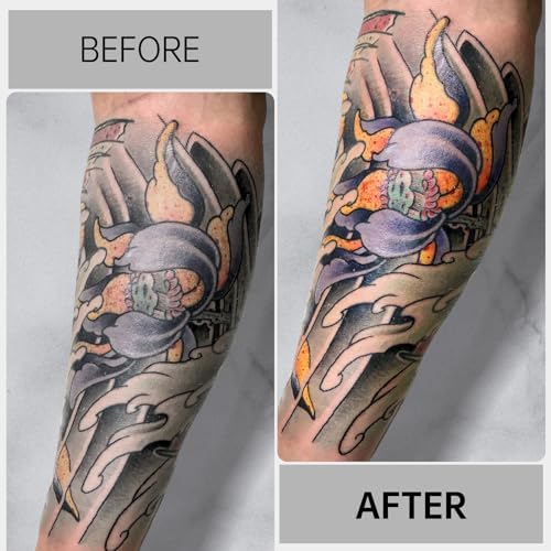 Tattoo Aftercare Balm Cream 1.76 Oz Tattooed Skin Moisturize & Color Enhance Tattoo Cream Butter For New & Older Tattoos 50 G