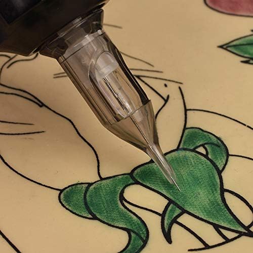 Tattoo Cartridge Needles ATOMUS 20pcs 1RL 3RL 5RL 7RL 9RL 11RL Round Liner Disposable Sterilized Tattoo Needlefor Pen Rotary Machine Tattoo Supplies (20pcs 1RL)