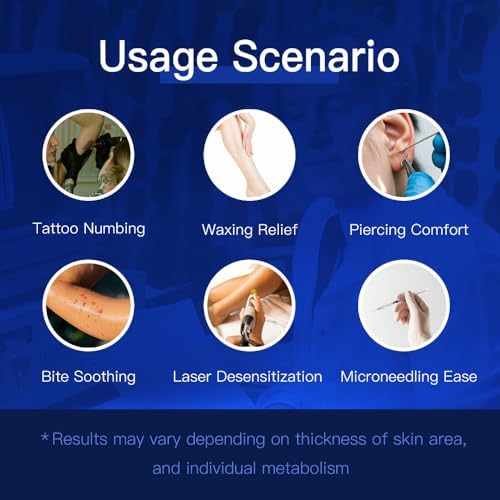 Tattoo Numbing Cream(50g) Extra Strength Numbing Cream For Waxing Tattoos And Piercings