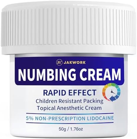Tattoo Numbing Cream(50g) Extra Strength Numbing Cream for Waxing Tattoos and Piercings