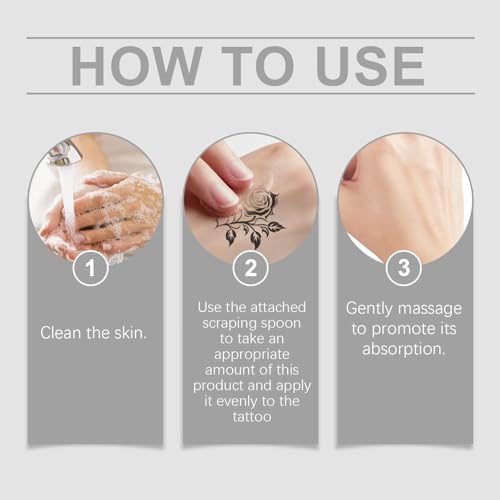 Tattoo Removal Cream - Safe & Painless Tattoo Dissolving Gel For Effective Tattoo Removal Gentle On Skin Moisturizes & Repairs 30g/1oz - Canadian Formula For Long-Lasting Results​