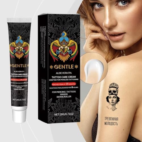 (The Most Popular) Tattoo Numibing Cream Numibing Cream For Tattooing Up To 8 Hours Extra Strength For Tattoos Piercing Moisturizes And Soothes Joint Skin Caring For Dry Skin 20G/0.71FL.OZ (3Pcs Tattoo Numibing Cream)