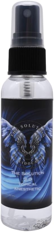 The Solution 2.0 5% Lidocaine Maximum Strength Topical Numbing Spray By Scalp Tech Inc 2 Fl Oz 56 grams