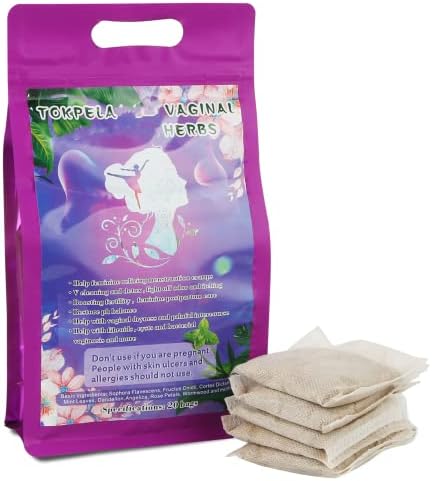 TOKPELA Yoni Herbs for Cleansing and Tightening 100% Organic V Steaming Herbs (Filter Bag Packaging Yoni Kit V Steam Herbs Tone & Rejuvenate for Women - V Cleansing Ph Balance 20 Steams TOKPELA Yoni Herbs for Cleansing and Tightening 100% Organic V Steaming Herbs (Filter Bag Packaging Yoni Kit V Steam Herbs Tone & Rejuvenate for Women - V Cleansing Ph Balance 20 Steams