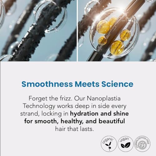 Torrano Gel Keratin Hair Treatment Straightening In 1 Step Formaldehyde Free-Nanoplastia Para Alisar Cabello Keratina Organica Sin Formol Para Alisar El Pelo - 1 Pack 16.9Fl.oz (500ml)