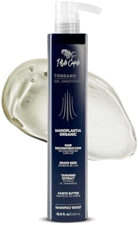 Torrano Gel Keratin Hair Treatment Straightening in 1 Step Formaldehyde Free-Nanoplastia Para Alisar Cabello Keratina Organica Sin Formol Para Alisar el Pelo - 1 Pack 16.9Fl.oz (500ml)