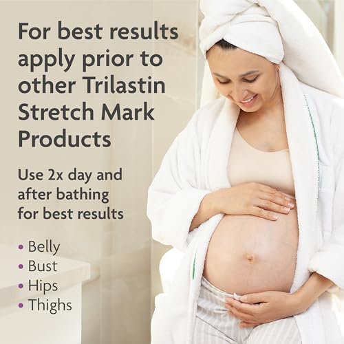 TriLASTIN - SR Intensive And Moisturizing Stretch Mark Cream Bundle With Hydro-Thermal Accelerator (5.5 Oz & 3 Oz) Quick-Absorbing Stretch Marks Cream With Enhanced Absorption Serum