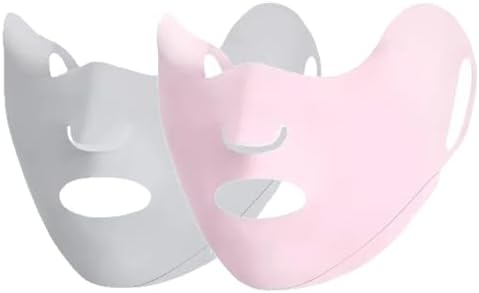 Vanolu Ice Silk Face Mask for Summer – UV Protection Full Face Cover with Ear Loops for Cycling Hiking Men Women