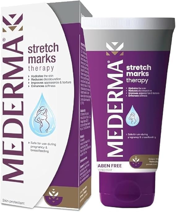 VI Med erma Stretch Marks Therapy - Stretch Mark Cream For Women AND Men Anti stretch mark cream during AND After pregnancy [25g]