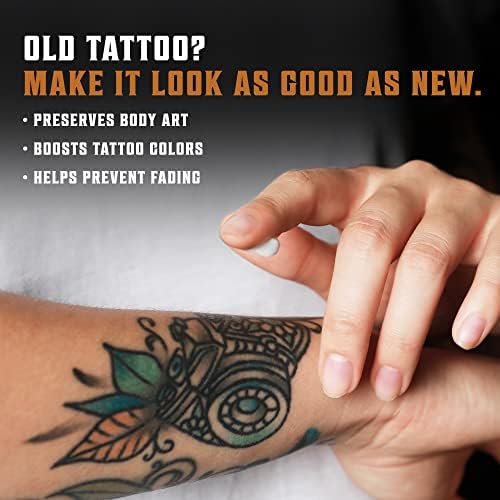 Viking Revolution Tattoo Aftercare Balm (57g / 2 Oz) - For Before During & Post Tattoo – Safe Natural Tattoo Cream – Moisturizing Lotion To Promote Skin Healing – Tattoo Brightening Treatment Viking Revolution Tattoo After