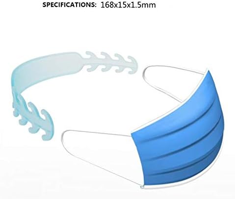 W7ETBEN 6PCS Mask Companion Accessory Hook Ear Protector Decompression Holder Free Ears Adjustable Anti-Tightening Extension Buckle Belt Strap Extender For Mask