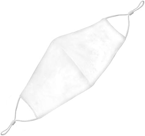 Washable Face Mask With Adjustable Ear Loops & Nose Wire - 3 Layers 100% Cotton Inner Layer - Filter Pocket