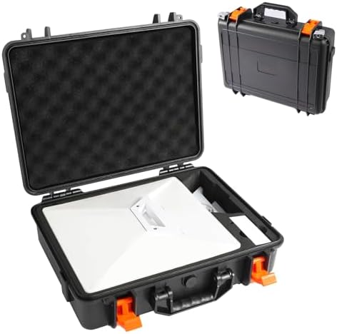 Waterproof Starlink Mini Case Precision Cut Foam Protects Starlink Mini Accessories Ideal for RV Travel & Outdoor Use