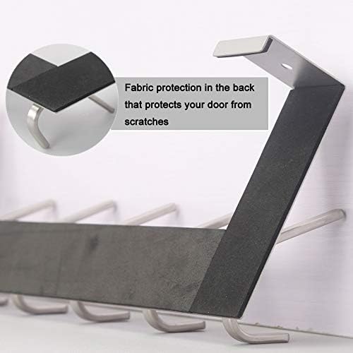 WEBI Over The Door Hook Over Door Towel Rack Door Hanger Door Coat Hanger Over The Door Coat Rack Door Hooks For Hanging Clothes Towels Behind Back Of Bathroom White