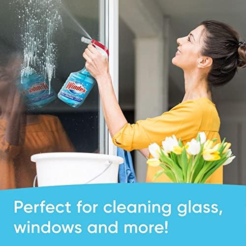 Windex Original Blue Glass And Window Cleaner Bottles Made From 100% Recycled Plastic 765mL