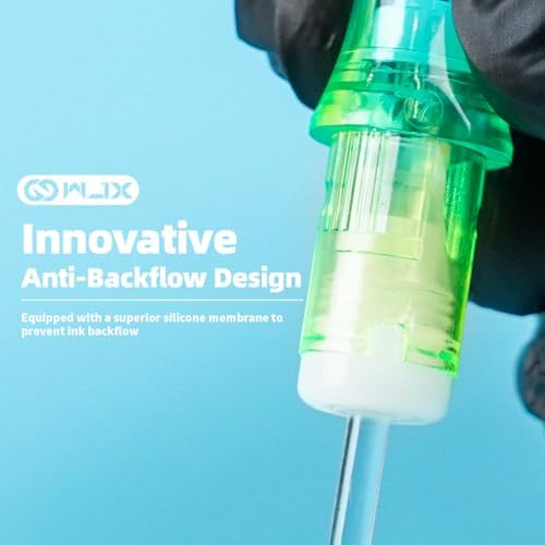 Wjx Ultimate Tattoo Needles 0803RL (20Pcs/Box) Disposable Professional Tattoo Cartridge Needles Precision Round Liner Fits Different Tattoo Machines