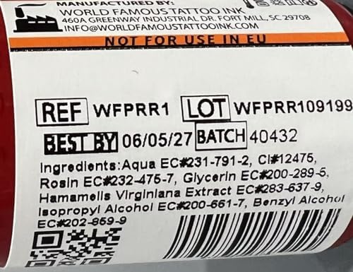 World Famous Tattoo Ink - Poch Monochromatic Tattoo Kit Of 6 Tattoo Ink - Professional Tattoo Ink In Grey & Black Shades - Skin-Safe Permanent Tattooing & Non-Toxic (1 Oz Each)