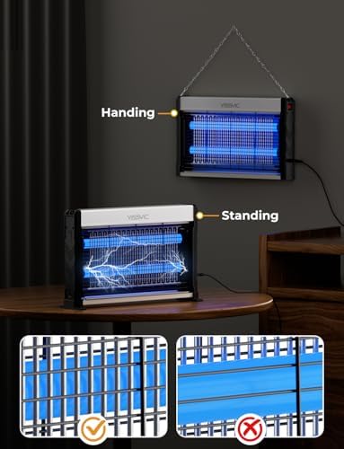 YISSVIC Bug Zapper Indoor Insect Killer Powerful Mosquito Zapper Fly Zapper Mosquito Killer Indoor For Home Office