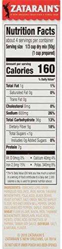 Zatarain's Black Beans And Rice Mix 7 Ounces - Pack Of 4