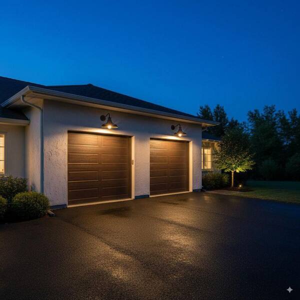 C Cattleya 1-Light Matte Black Motion Sensing Dusk To Dawn Gooseneck Outdoor Wall Lantern Sconce (2-Pack)