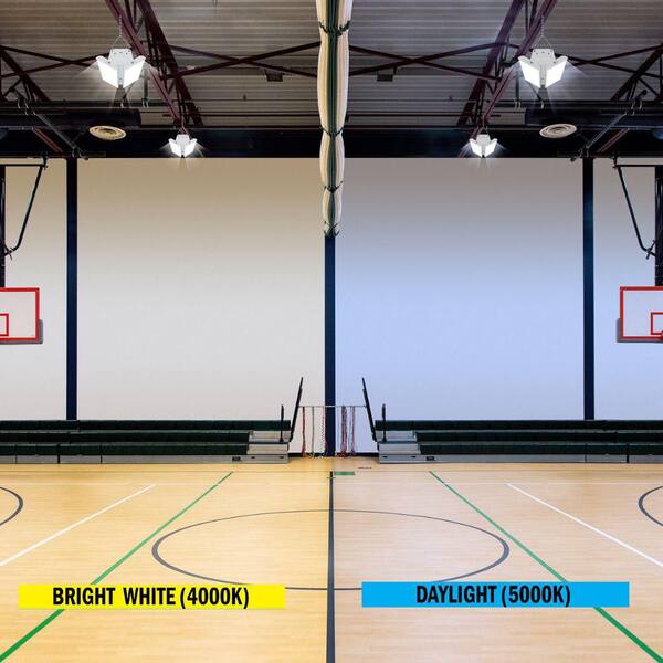 Commercial Electric 1-Pack 15 In. 19000 Lumens 120-277V Dimmable Adjustable Beam Selectable CCT And Lumens Integrated LED High Bay Light