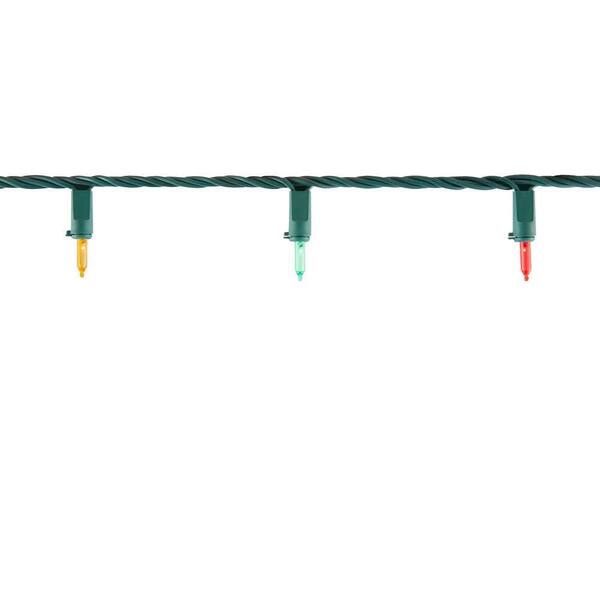 Home Accents Holiday 100 Count Multi-Colored Steady Lit Super Bright Mini LED Lights