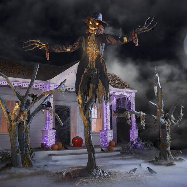 Home Accents Holiday 15 Ft. Gruesome Grounds Giant-Sized Animated LED Worricrow H10
