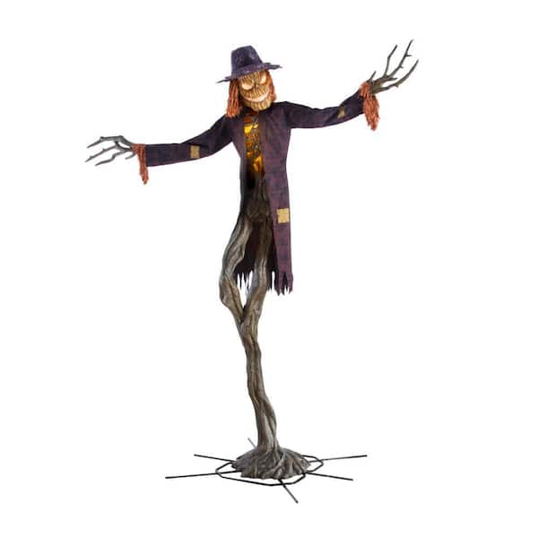Home Accents Holiday 15 ft. Gruesome Grounds Giant-Sized Animated LED Worricrow H10
