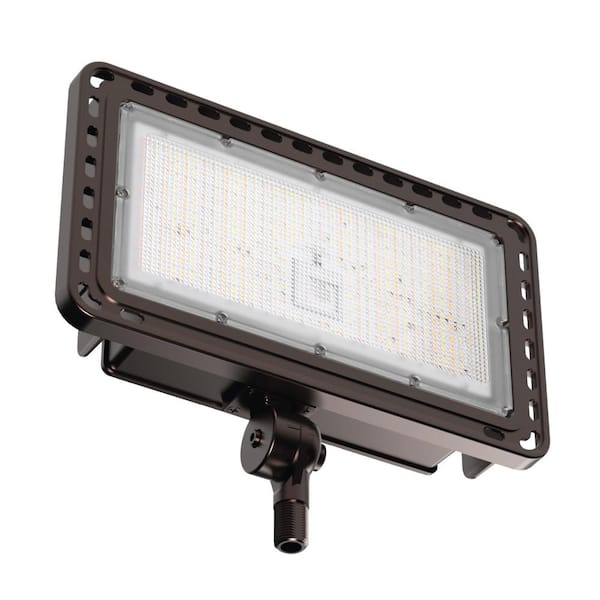 Feit Electric 15000 Lumen Select Integrated LED Selectable 5CCT Bronze Dusk to Dawn or Motion Commercial Ground/Wall Flood Light