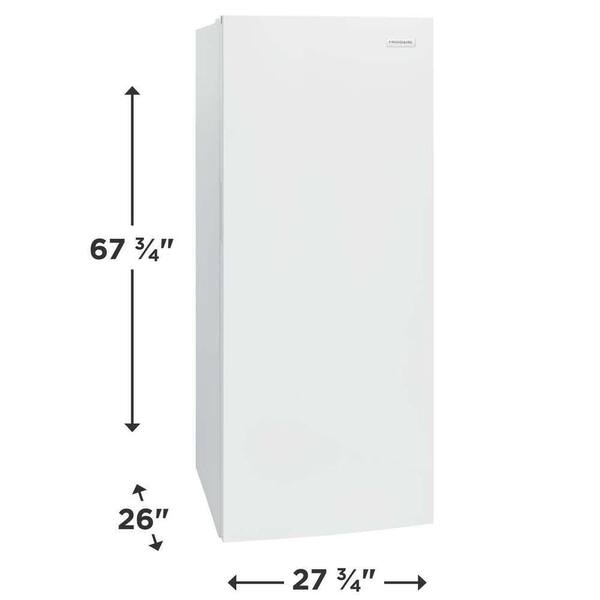 Frigidaire 16 Cu. Ft. Auto Defrost Garage Ready Upright Freezer In White