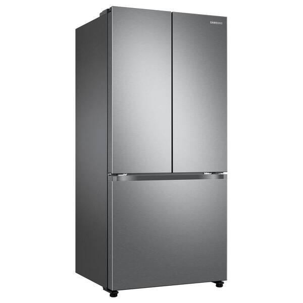 Samsung 17.5 Cu. Ft. Counter Depth 3-Door French Door Smart Refrigerator In Stainless Steel