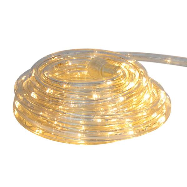 Northlight 18 Ft. Warm White LED Indoor/Outdoor Christmas Rope Lights With 2 In. Bulb Spacing