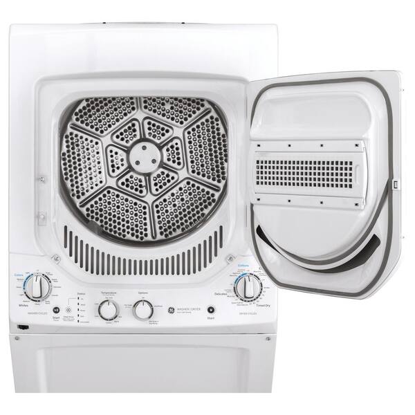 GE 2.3 Cu. Ft. Washer 4.4 Cu. Ft. Electric Dryer Combo In White