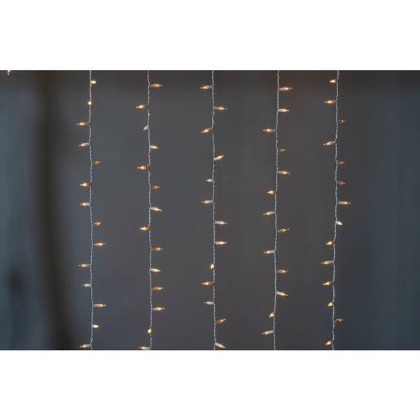 Unbranded 21.2 Ft. 100-Count Incandescent Clear Christmas String To String Mini Lights