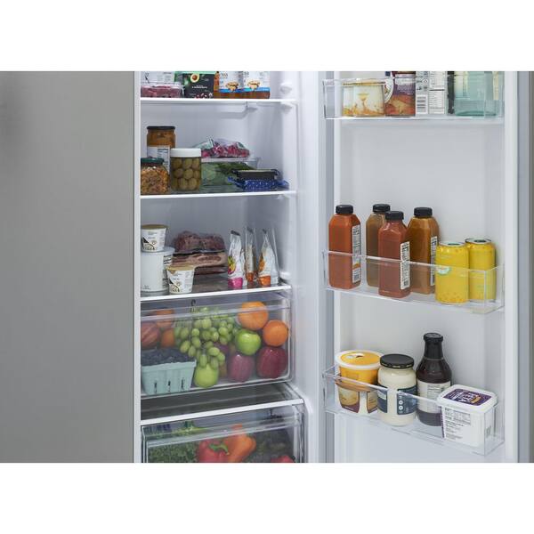 Frigidaire 21.4 Cu. Ft. Garage Ready Counter Depth Side-By-Side Refrigerator In Fingerprint-Resistant Stainless Look